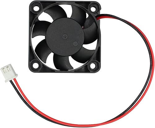 Miniatura 3 de ANVISION Paquete de 2 ventiladores de refrigeración sin escobillas de 1.575in x 0.394in CC 12 V, doble rodamiento de bolas, YDM4010B12