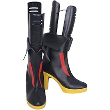 Girls Frontline M16A1 MicaTeam Black High Heels Cosplay Shoes Boots S008