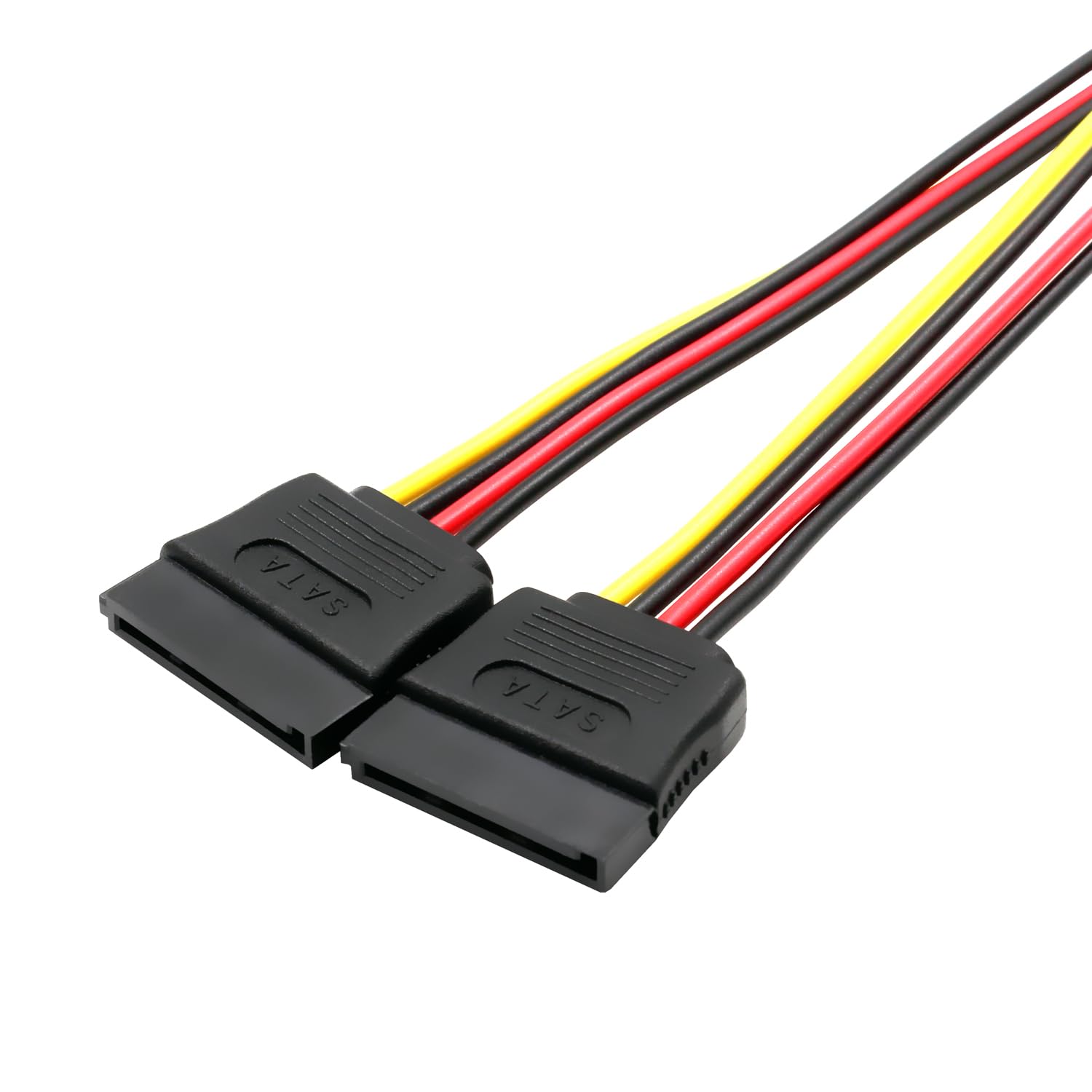SATA III 6Gbps 20 pulgadas, cable de datos de ángulo recto de 90 grados con pestillo de bloqueo para HDD/SSD, compatible con PC, laptop, escritorio, PS5, paquete de 3, azul 5