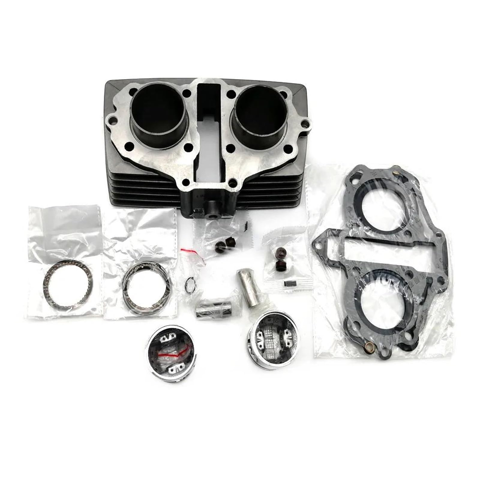 Kit De Cilindro Motor 44 Mm con Juego Aros Pistón para Motocicletas para CB125 T Twin CB125T CBT125