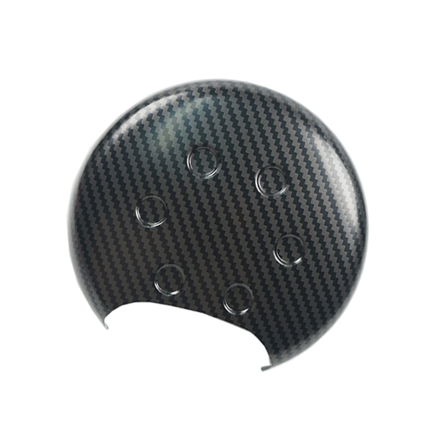 Lo stile del UK Accessori interni Auto Copertura Tachimetro, Adesivo per Tachimetro per mini Cooper One/S/JCW Serie R R50 R52 R53 2002–2006(Motivo del carbonio)