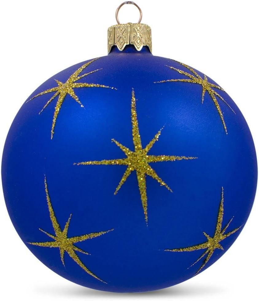 Ethereal Sunset Nativity Scene Glass Ball Christmas Ornament 4 Inches - Image 5