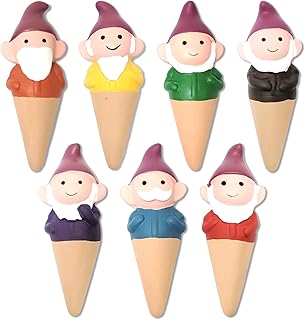 Ocersin Self Watering Planter Insert, Plant Watering Globes, Dwarf Shaped Watering Globes Terracotta Watering Stake Devices for Pots, Planters, Indoor & Outdoor Plants Contains 7 Different Shapes