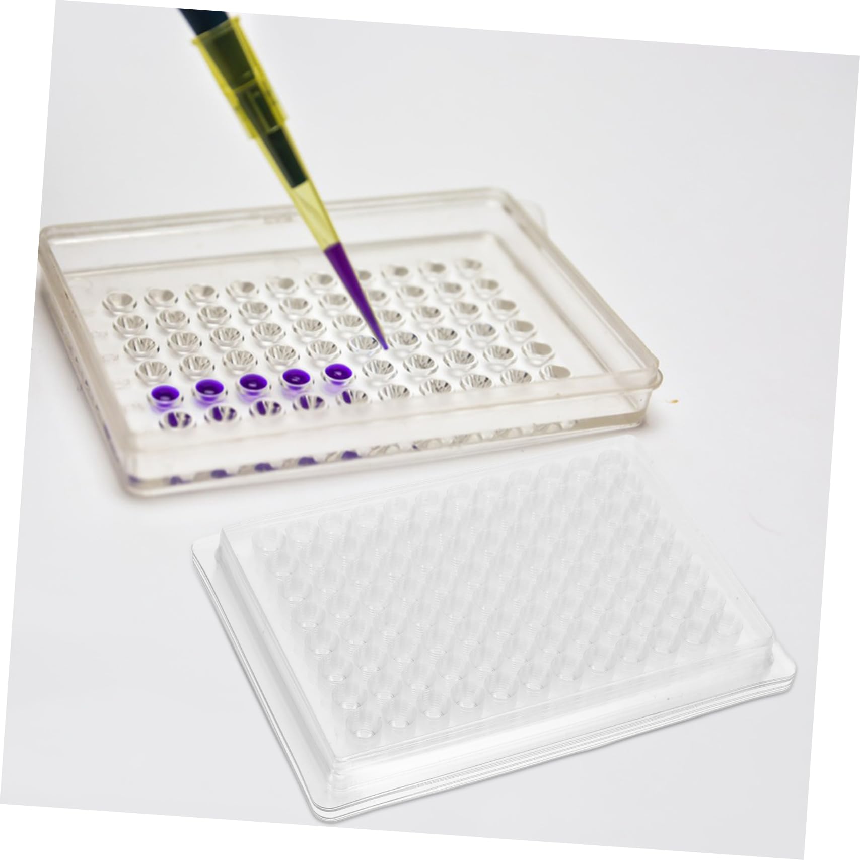 ABOOFAN 3 Set Piastra Di Reazione Della Piastra Del Coagulo Di Laboratorio Piastra Di Coltura Cellulare Vassoio Di Coltura Vassoio Per Colture Cellulari Trasparente Pvc 100 Pezzi*3