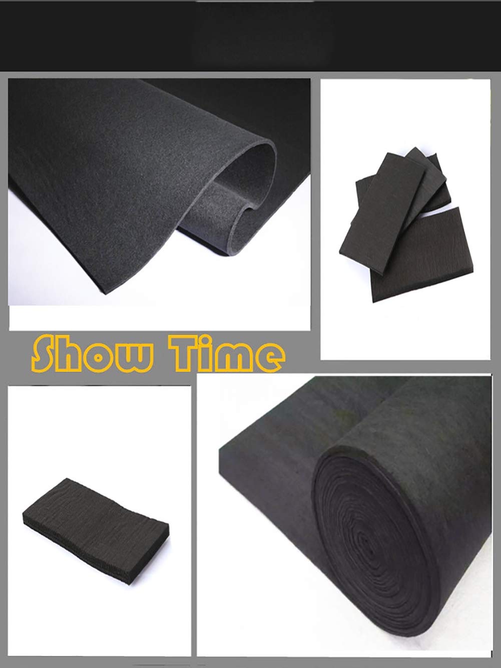 300X1230 Mm Graphite Fieltro de Alta Temperatura Soldadura Protectora de Protección de Protección Packle de la Antorcha/Thick 13Mm