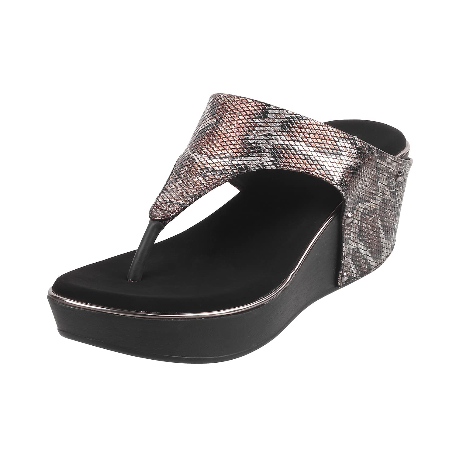 Metro Women Black Wedge Heel Sandal UK/3 EU/36 (34-61) (B0BWMRCNZK) Amazon Price History, Amazon Price Tracker