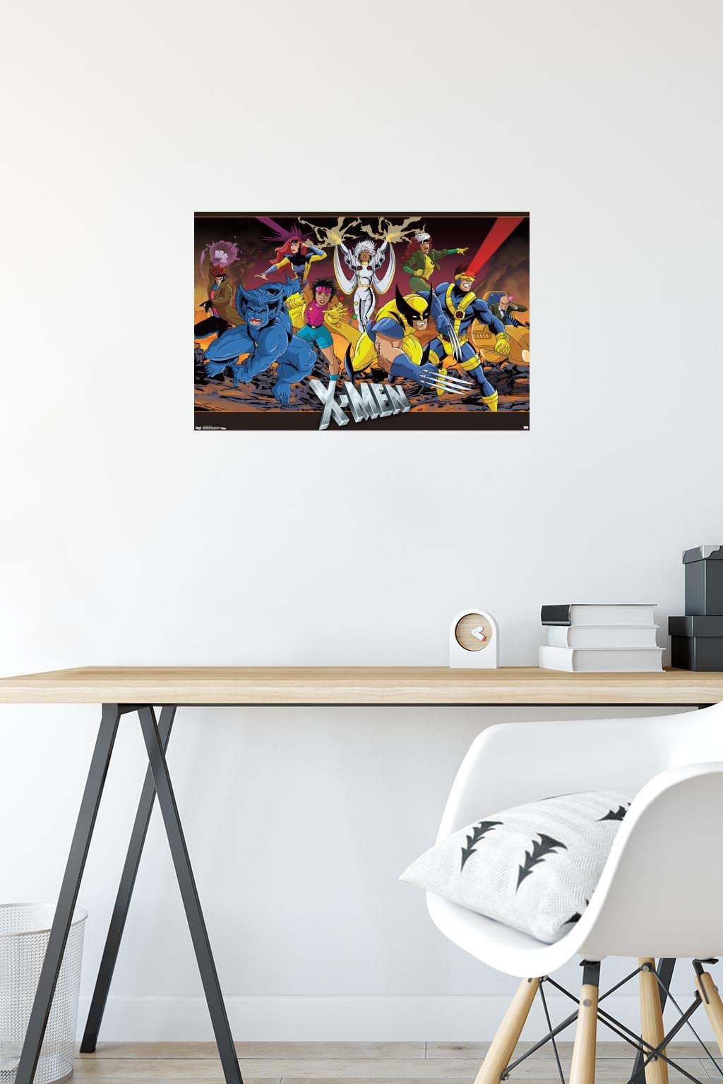 MARVEL ヴィランポスター額付き　4枚セット　A2サイズ Marvel's Spider-Man 2 - Group Wall Poster, 14.725