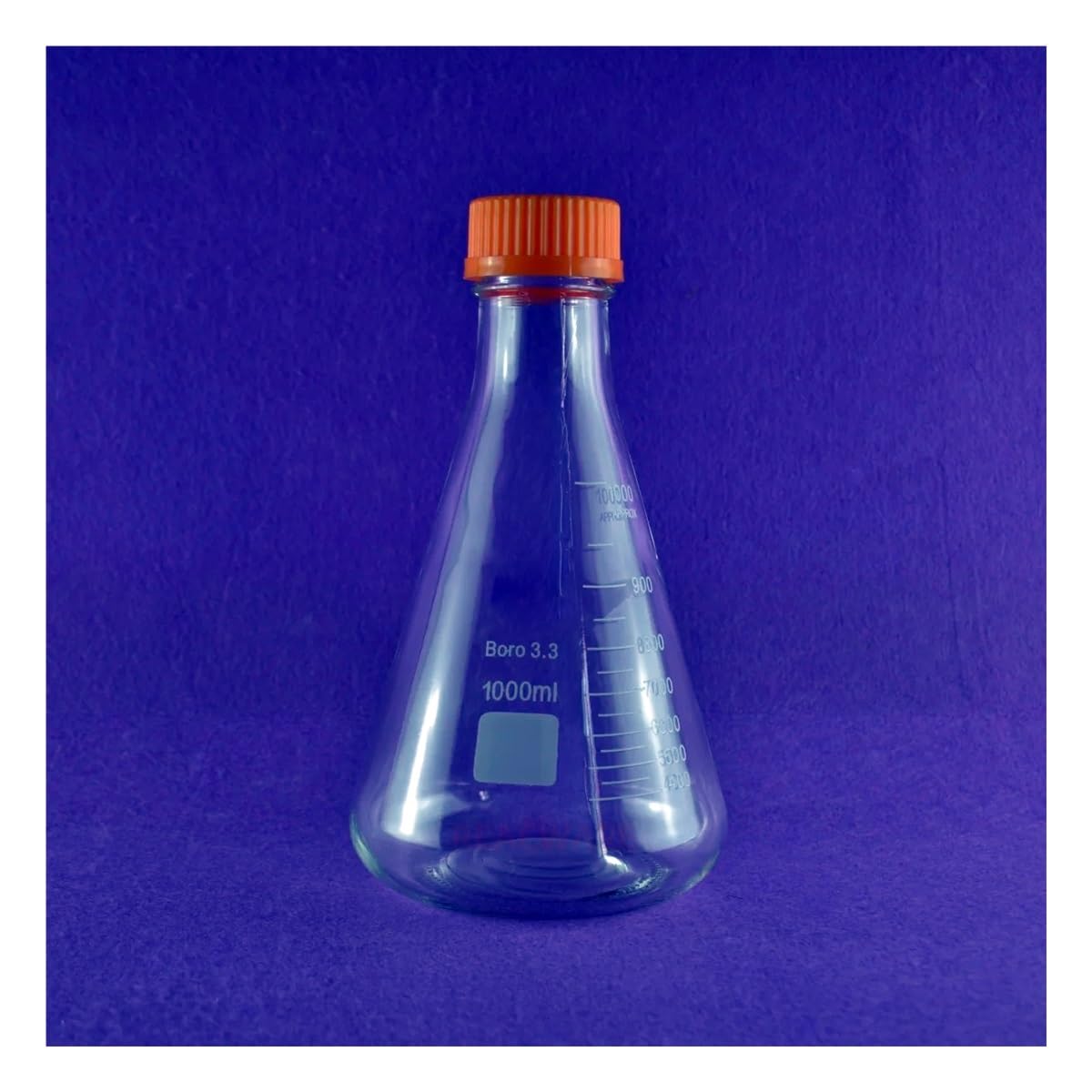 Erlenmeyerkolben aus Laborglas mit GL45-Kappe(250ml)