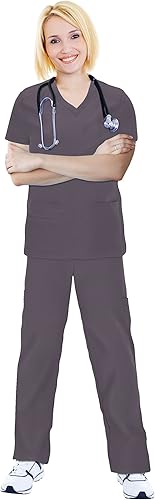 Miniatura 6 de BaHoki Essentials Conjunto de ropa quirúrgica, cómodo y duradero, ideal para enfermeras y otros roles médicos, comodidad durante todo el día