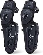 Scoyco Motorcycle Knee Shin Guards for Men - CE Level 1 Motocross Knee Pads Protective Gear with 45°-180° Knee Flexibility Design and Adjustable Elastic Band
