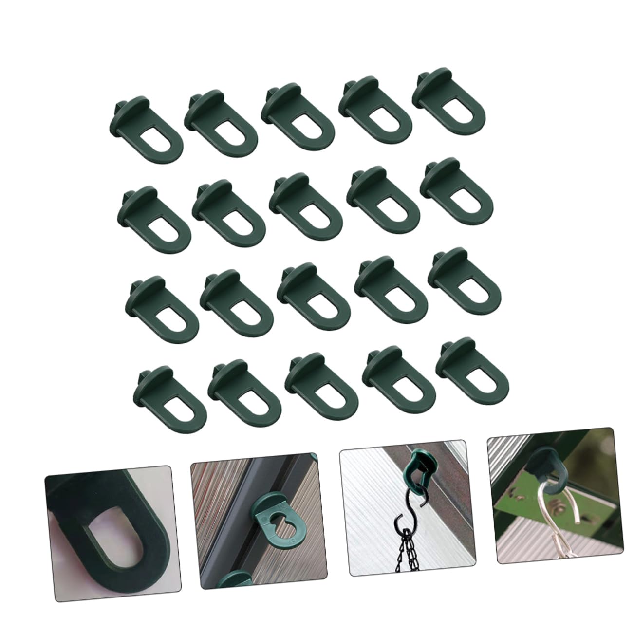 Toyvian 3 Ensembles Crochets pour Pots De Fleurs Suspendus Crochets pour Paniers Suspendus De Jardin Crochets pour Plantes D'Extérieur Crochets pour Pots De Fleurs 20 pièces * 3