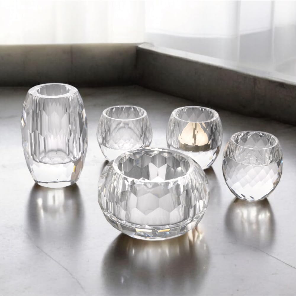 Amazon | 仏具 セット ベガ クリア 5具足 2.5寸 クリスタル仏具