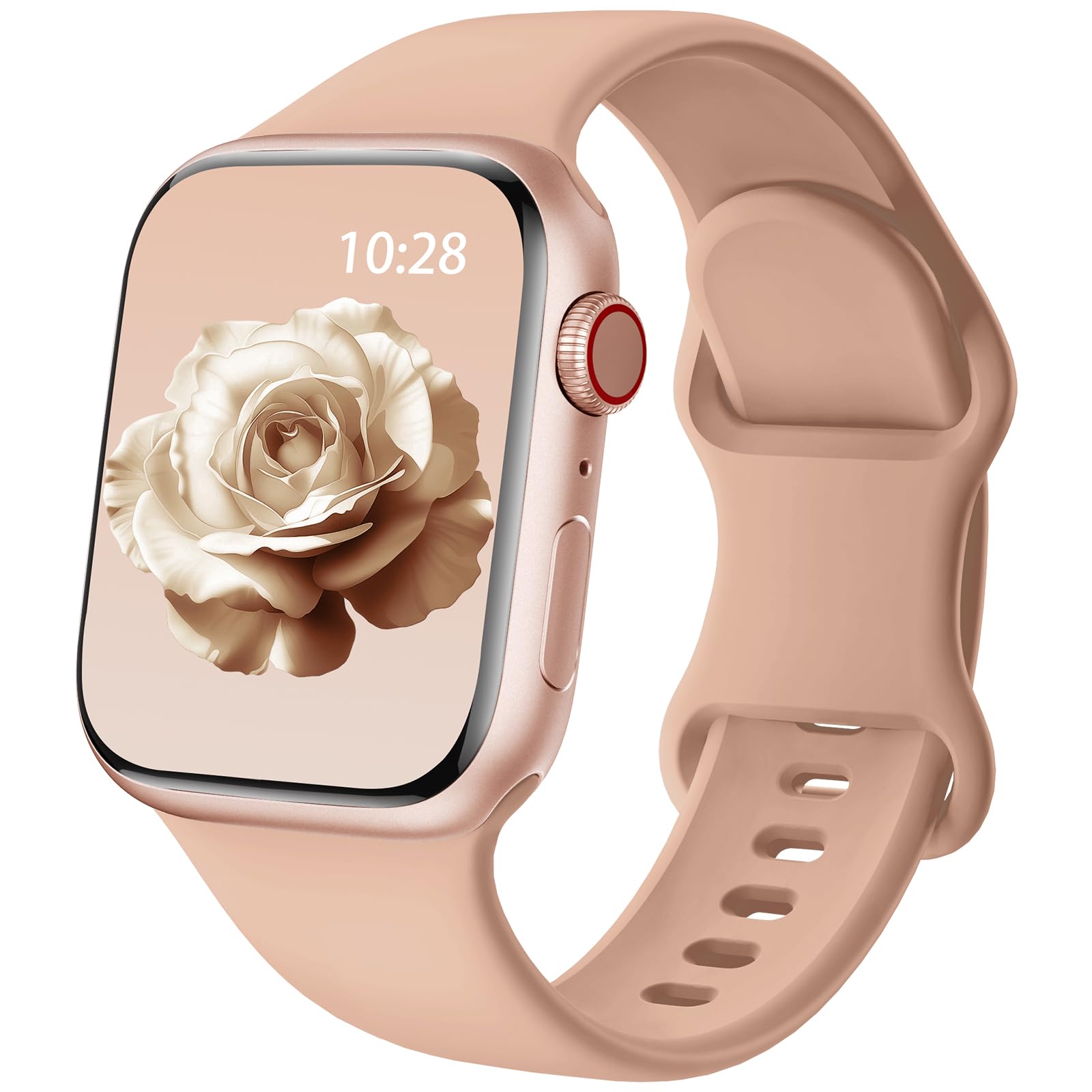 Patented Upgraded Silicone Strap Compatible with Apple Watch Straps 38mm 40mm 41mm 42mm(Series 10) for Women Men,Soft and Breathable Sport Watch Bands for iWatch Series 10 9 8 7 6 5 4 3 2 1 SE — view 37