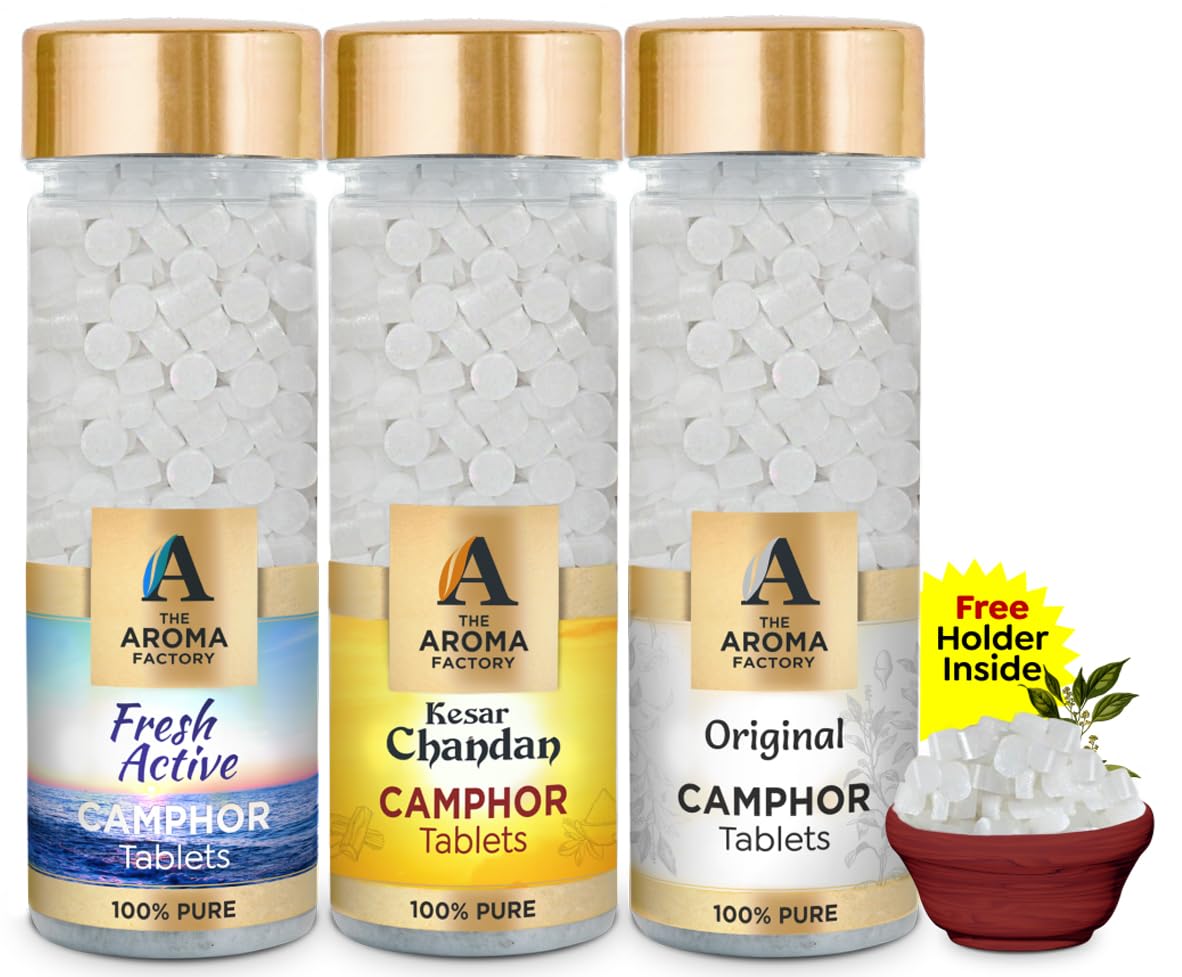 See full amazon price history chart for The Aroma Factory Pure Camphor Tablets, Fresh Active, Kesar Chandan & Original, Zero Residue Kapoor with Fragrance for Pooja, Aarti Kapur | Bottle Pack of 3 x 80gm The Aroma Factory Pure Camphor Tablets, Fresh Active, Kesar Chandan & Original, Zero Residue Kapoor with Fragrance for Pooja, Aarti Kapur | Bottle Pack of 3 x 80gm (B0CLVBP2Q1) Amazon Price History, Amazon Price Tracker