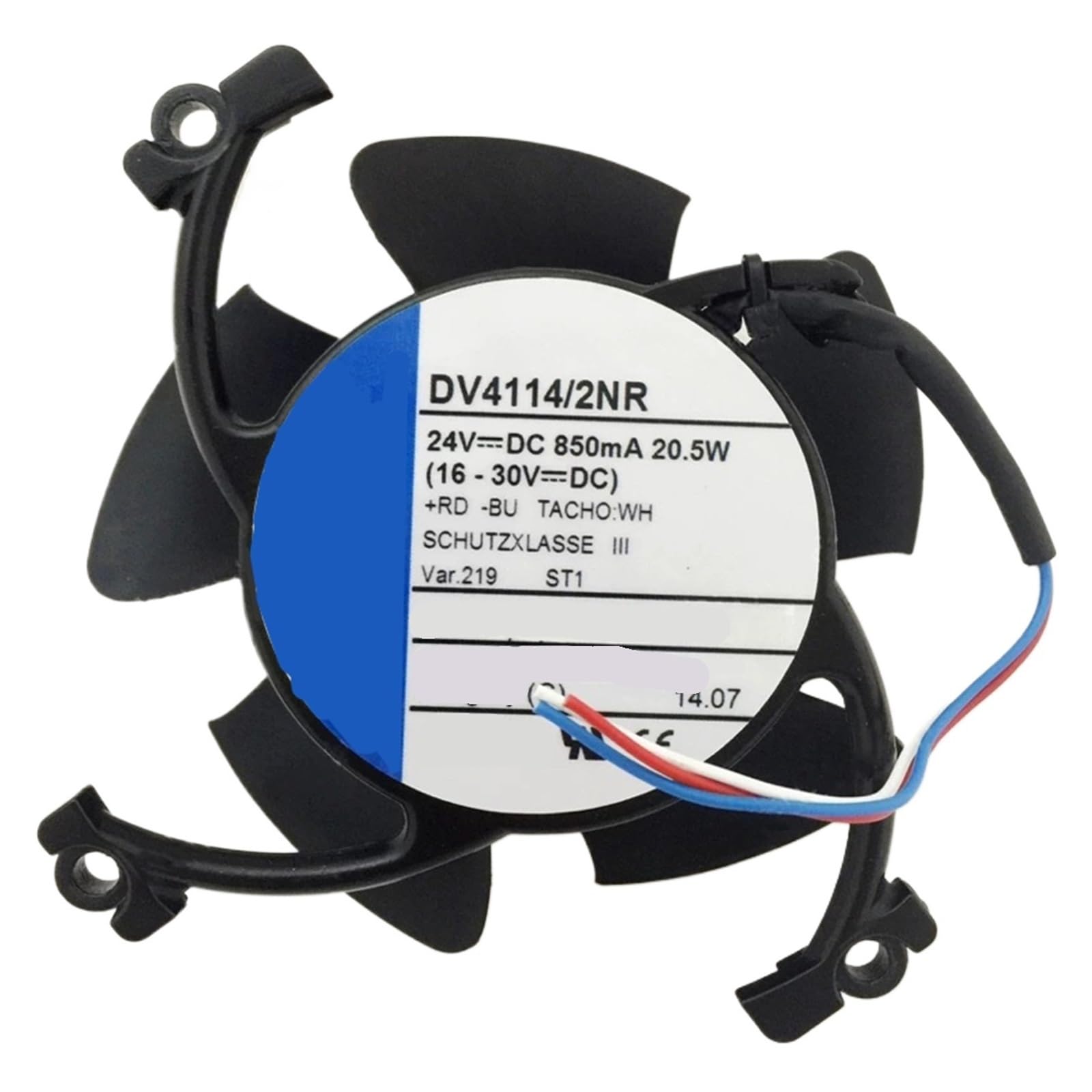 WEUSANXPL Cooling Fan DV4114/2NR DV41142NR DC 24V 850MA 20.5W 12CM 11938 119X38MM 3-Wire