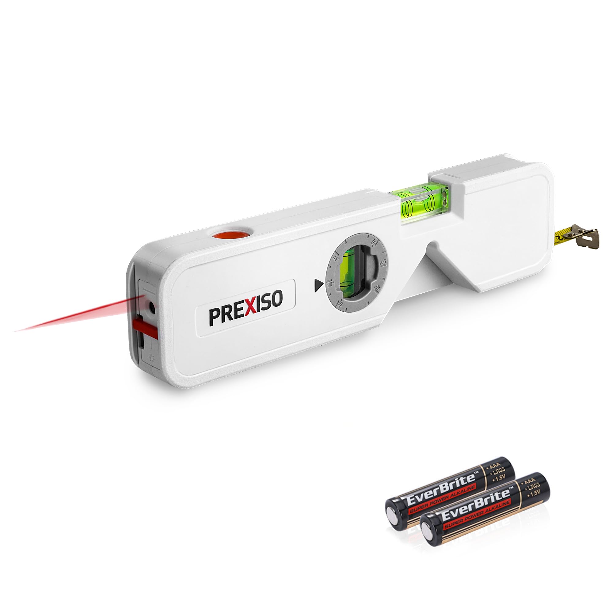 Amazon | PREXISO 水平器 水準器 レーザーレベル 1台3役 角度計 ミニ