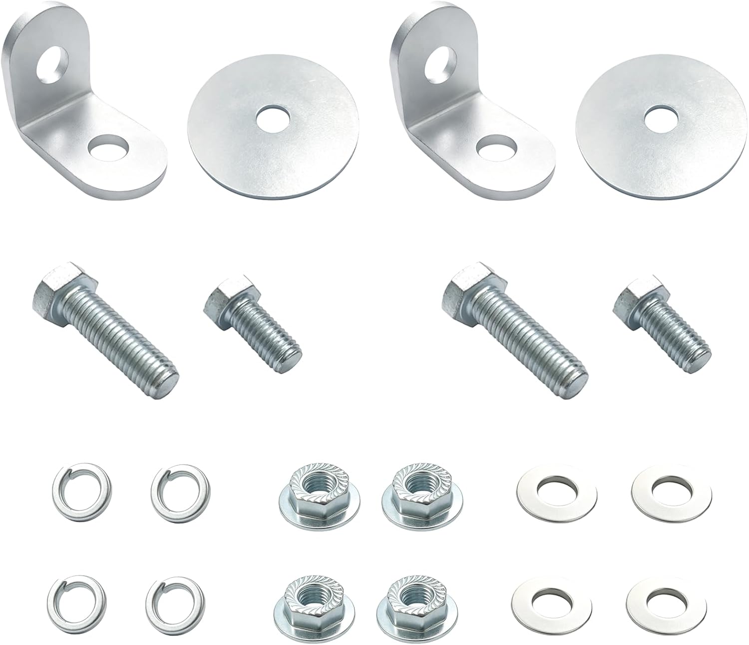 1 Set Seat Belt Mounting L Bracket Fits Racing 4/5/6-Point Harnesses