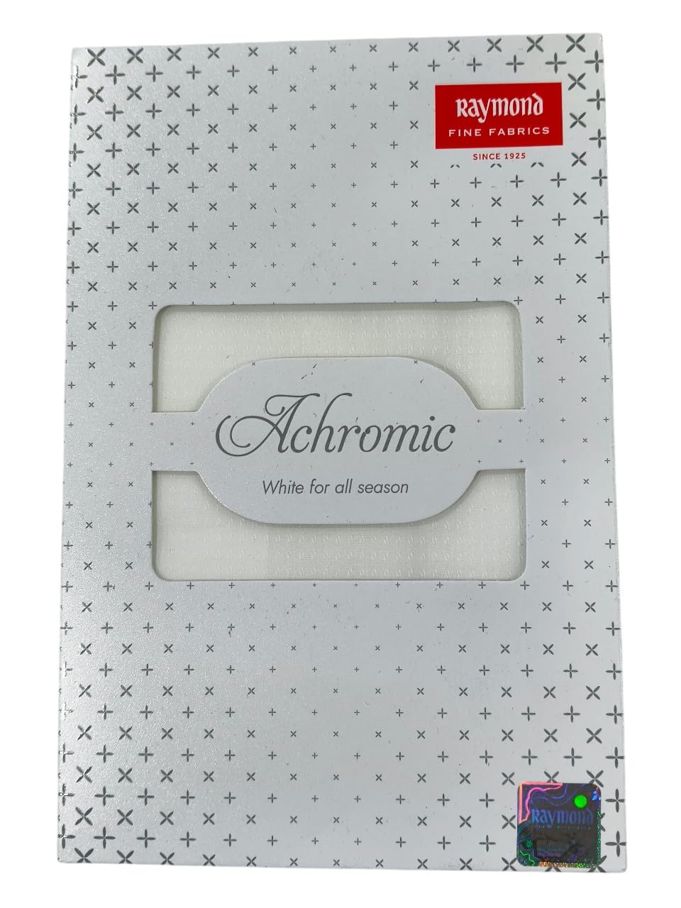 Raymond Achromic White Dobby Design Unstitched Shirt Fabric for Men | Premium Cotton Blend | Soft, Breathable Formal Shirt Material | Whitee for All Season-image-38