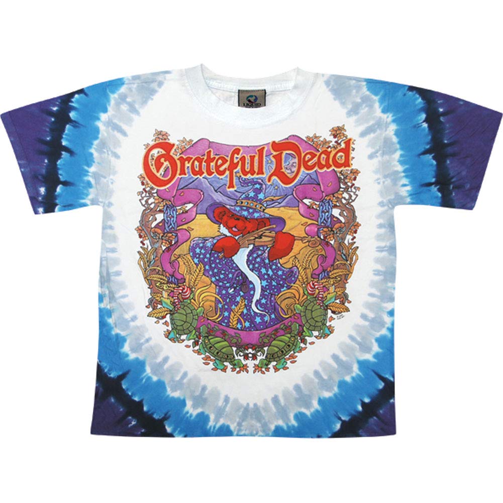 Liquid Blue Grateful Dead-Terrapin Moon T-Shirt Camiseta para Hombre