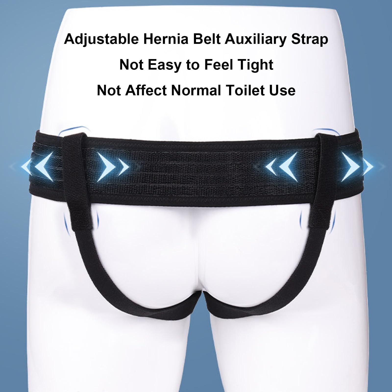 Slip Ernia Inguinale Uomo Doppia, Cintura per Ernia Inguinale con 4 Cuscinetti a Compressione – per Ernia Inguinale e Femorale e per Il Recupero Post-Operatorio(Small)