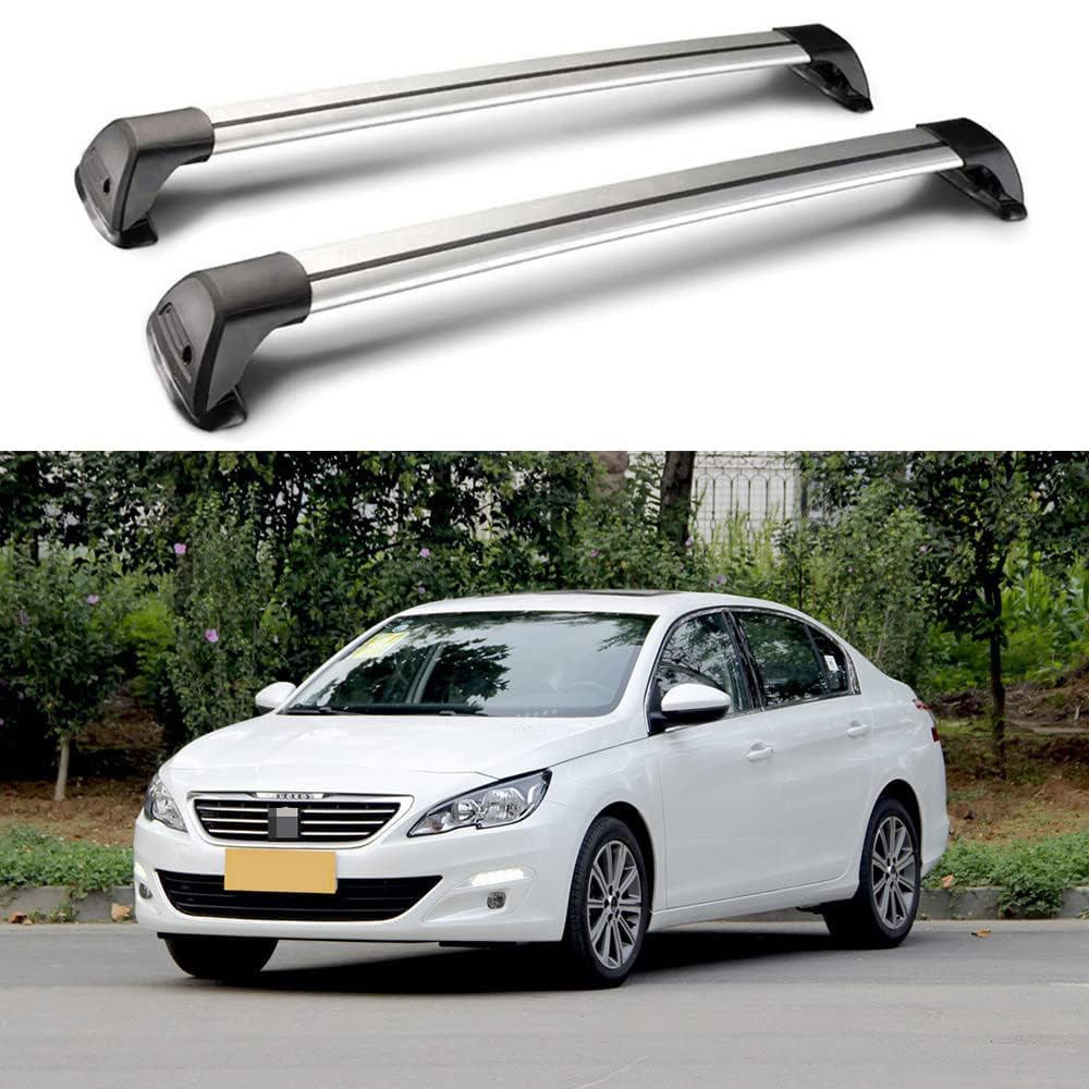SSYYKJC Car Roof Rack for Peugeot 408 Sedan 2014 2015 2016, Safe and Durable Roof Rack Cross Bars Universal Car Roof Racks
