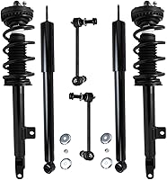 Vista 24 de Detroit Axle - Kit de suspensión de 6 piezas para Chevy GMC Silverado Sierra 1500 2007-2013 [sin suspensión electrónica] Puntales delanteros, barras