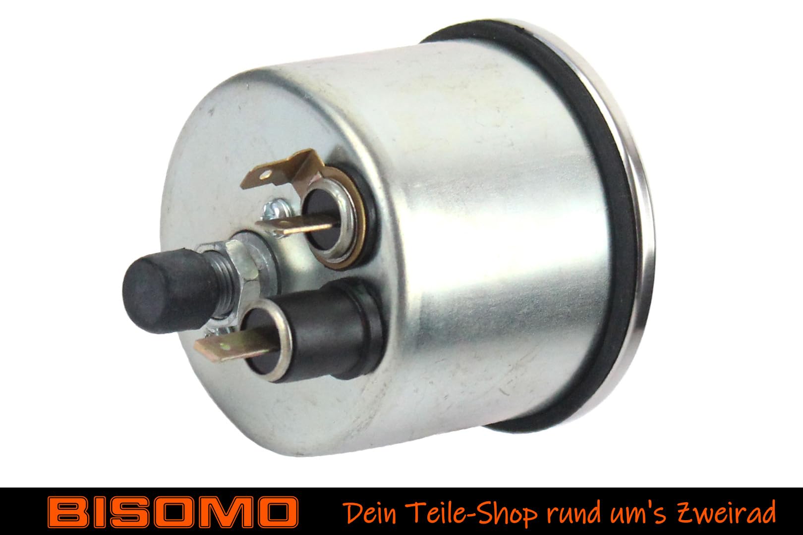 Tacho Set, Tachometer 100km/h Ø 60mm mit Chromring Blinkkontrolle + Tachohülle für Simson S50 S51 S53 S70 S83 109