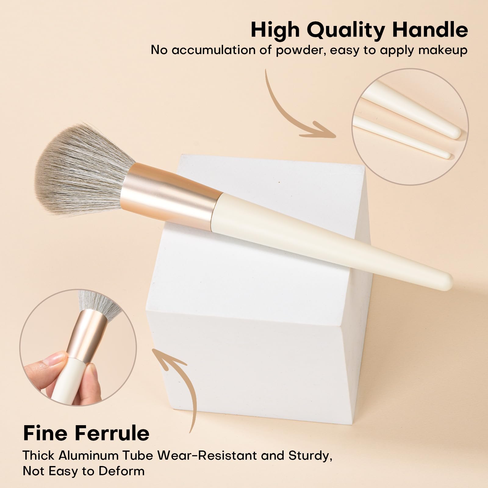 Make Up Brushes 15pcs Premium Synthetic Foundation Brush Makeup Brush Set For All Your Varied Make Up Set Eyeshadow Brushes with Gift Box - Image 2