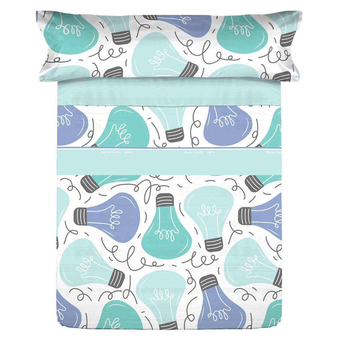 Pierre Cardin Ideas Blue Bed Sheet Set 90 cm