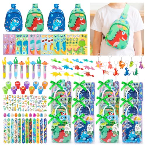 Leesgel 145PCS Dinosaur Party Favors, Goodie Bag Birthday Decorations - image 1