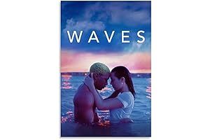 Waves Movie Poster, TUIRHSW Canvas Wall Art Prints 16x24inch