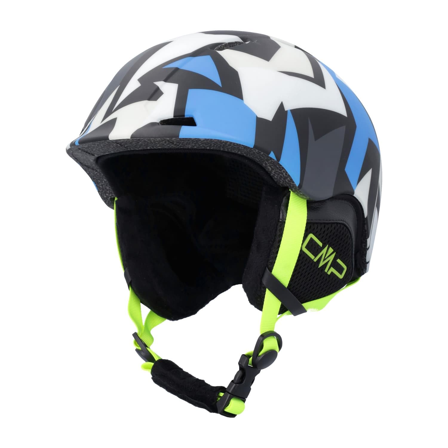 Cmp River-Yellow Fluo - Xj-4 Kinder-Skihelm, Flussgelbes Fluo, Xs