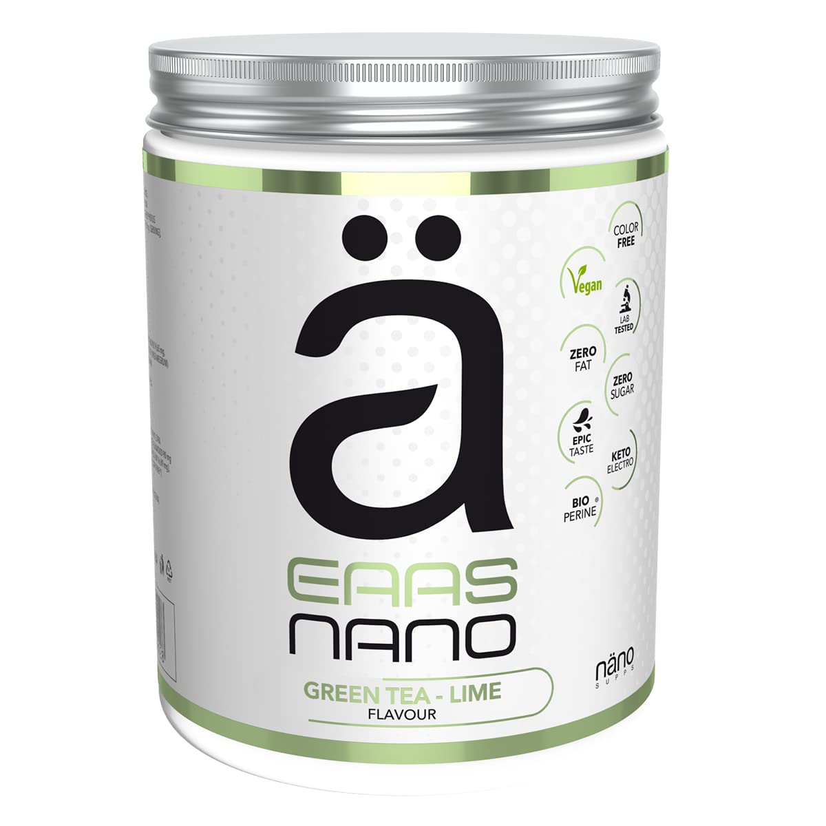 Nano Supps EAAS Essential Amino Acids Green Tee Lime (420Grms)