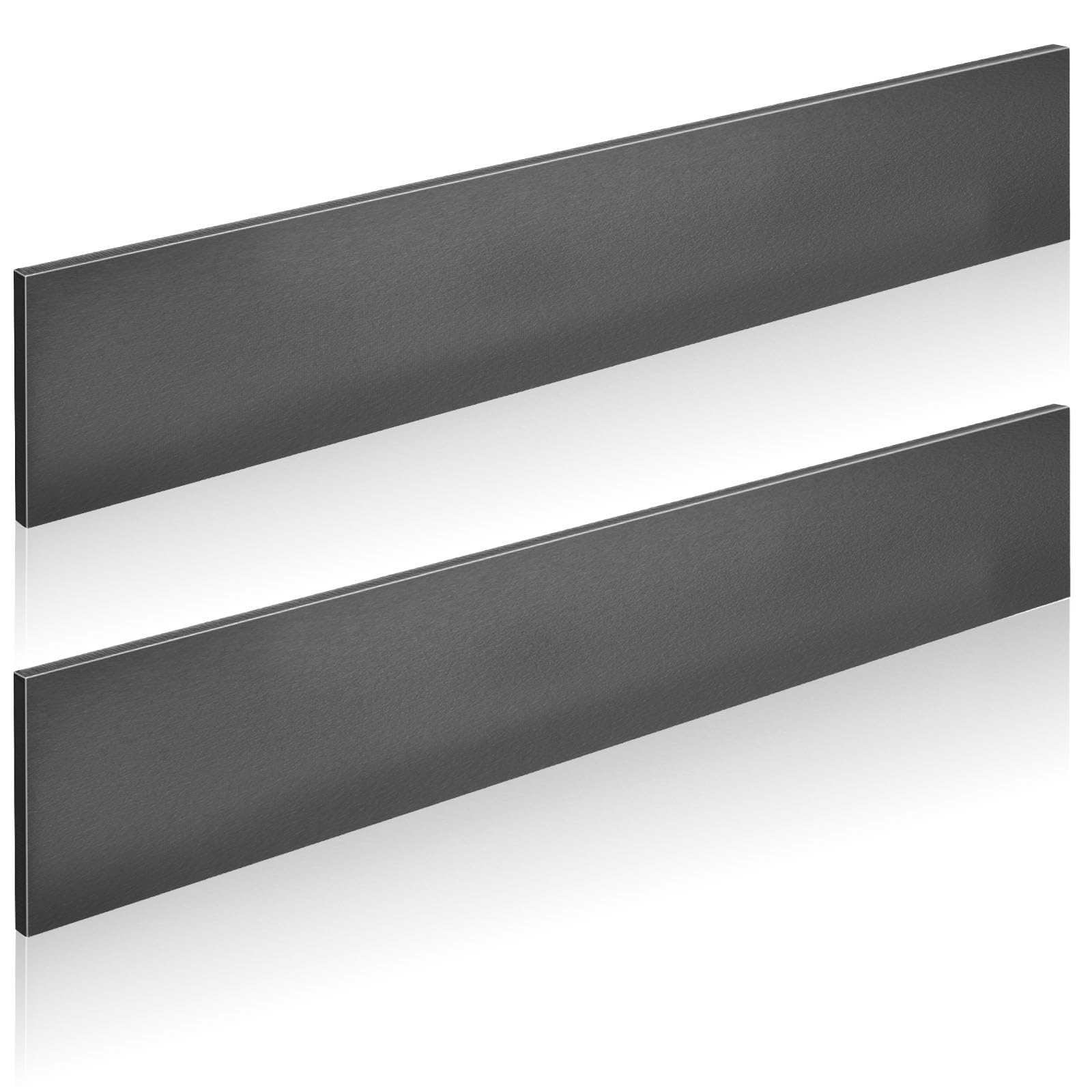 WENHUALI 2 Pack 12"x2"x0.12" 1095 Steel for Knife Making, Steel Flat Stock Bar Blade Billets Blanks for DIY Forging & Professional Use, Knife Making