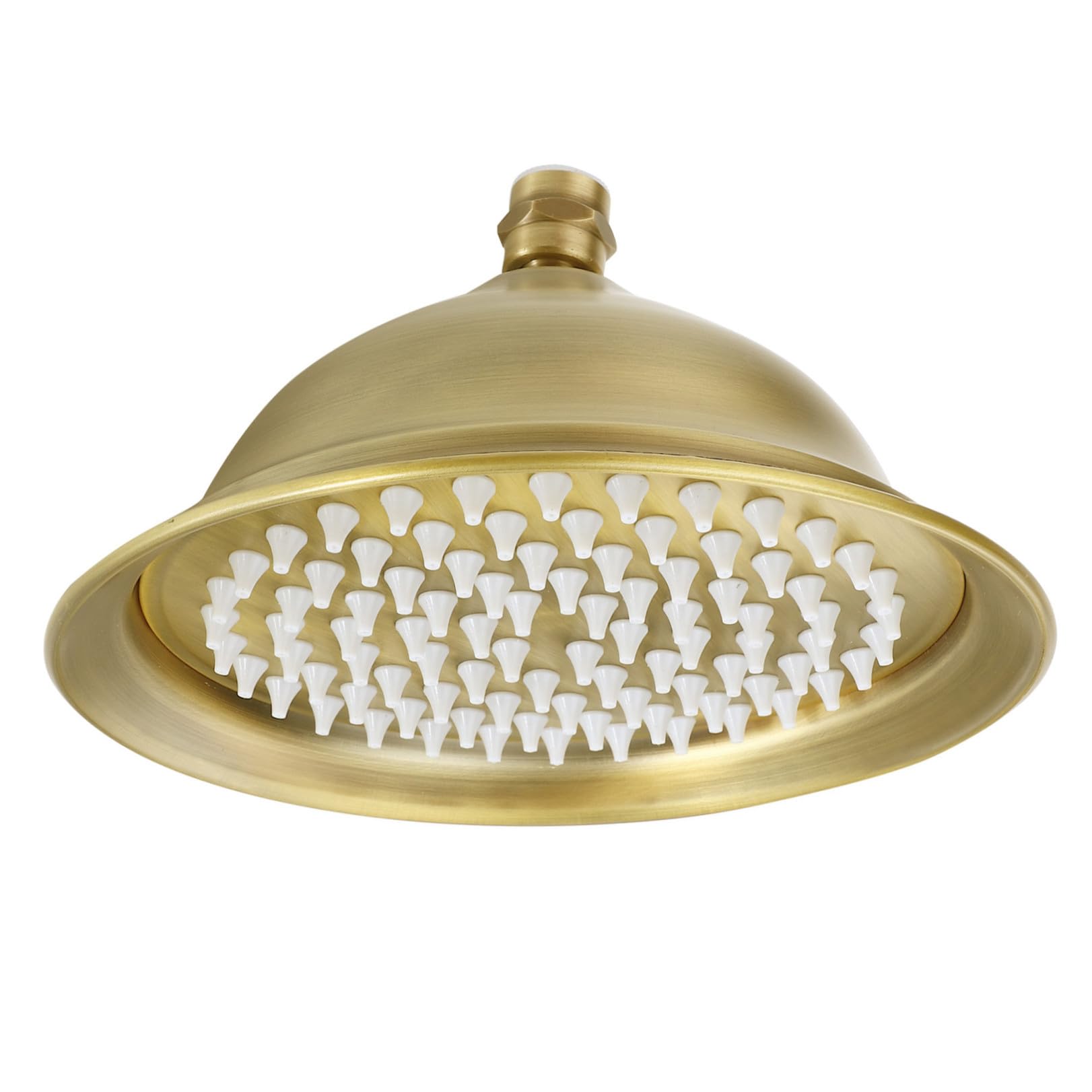Cabezal Rociador de Baño Vintage Marrón de Acero Inoxidable, 8 Pulgadas