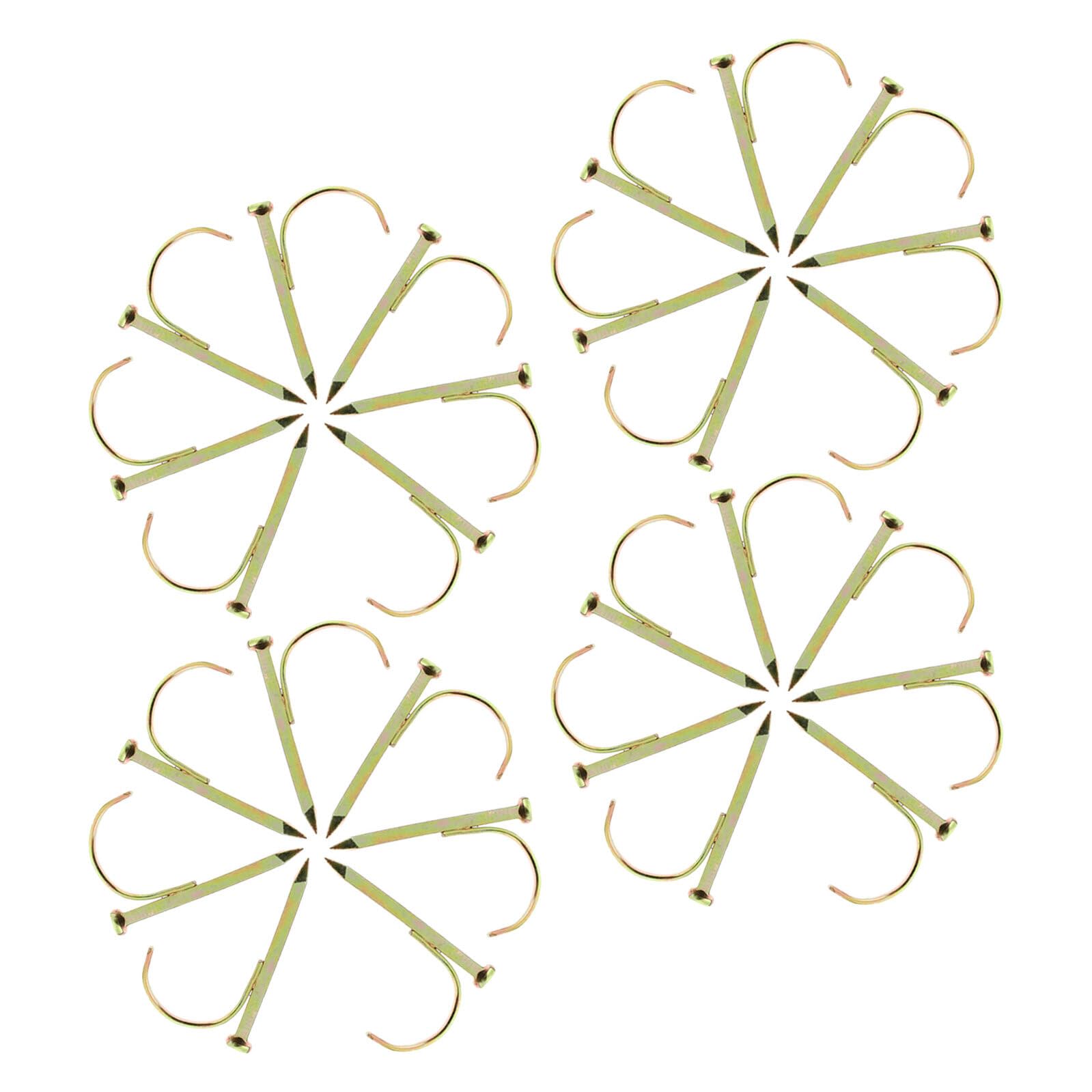 Crochet en acier de qualité supérieure pour montage durable de câbles et tubes
