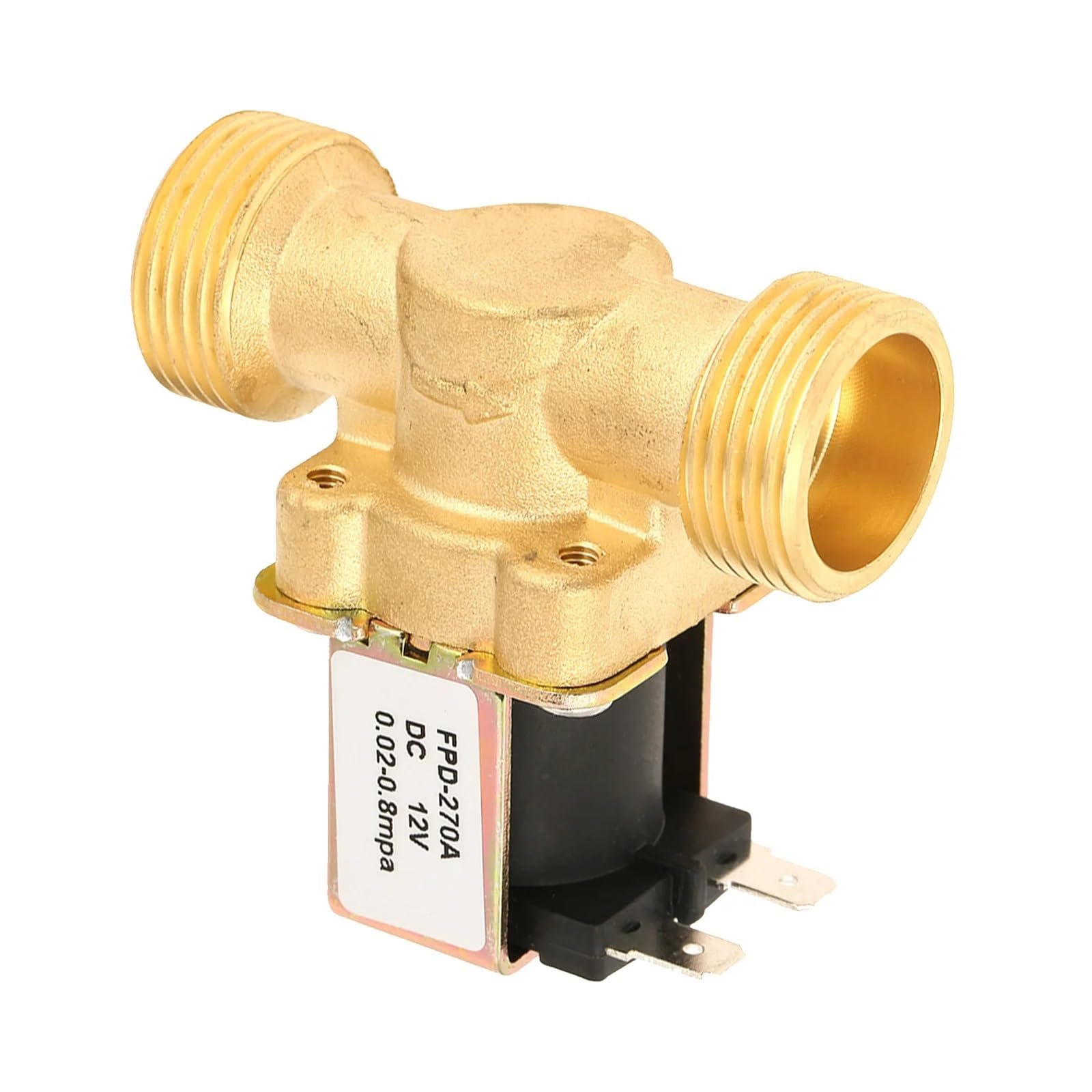 Électrovanne de sécurité eau G3/4 12V NC pour stopper les fuites et inondations