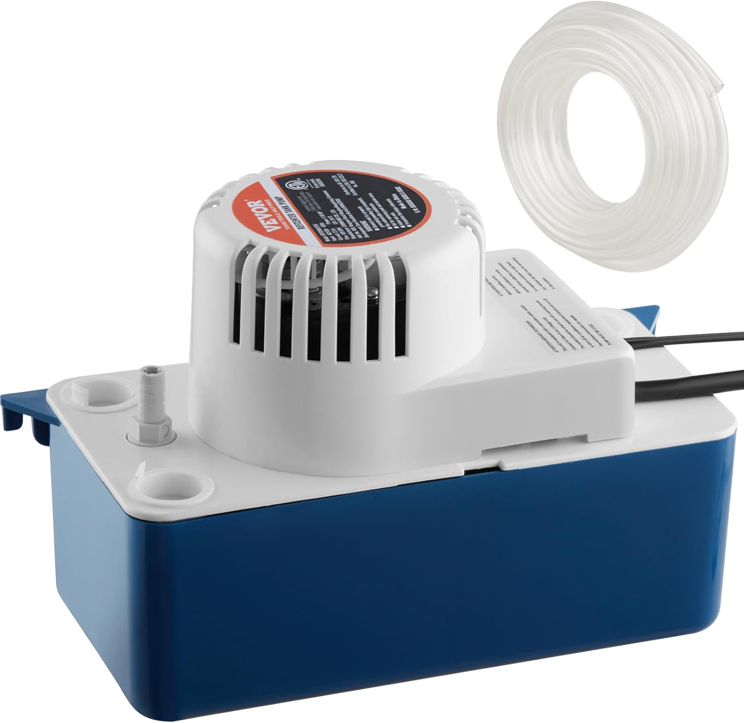 VEVOR Condensate Removal Pump, 1/50 HP, 65 GPH, 15 ft Lift, 115V Automatic AC