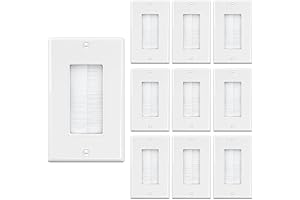 Iwillink Brush Wall Plate: The Perfect Cable Concealment Solution for a Seamless Home Entertainment Experience