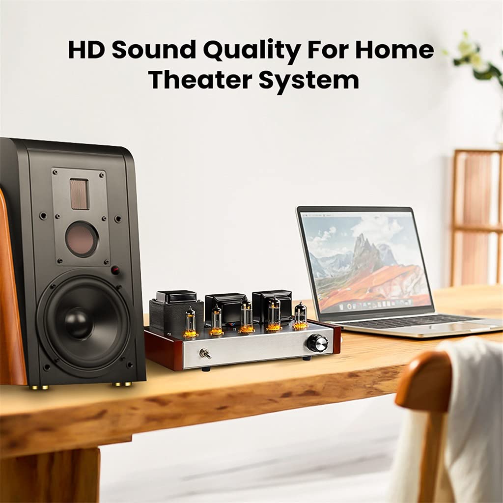 Amplificador Audio Classe a Tubo Amplificatore di Potenza Professionale Tubo A Vuoto Amp 6n2 6p1 HiFi Stereo Suono Amplificatore per Altoparlanti