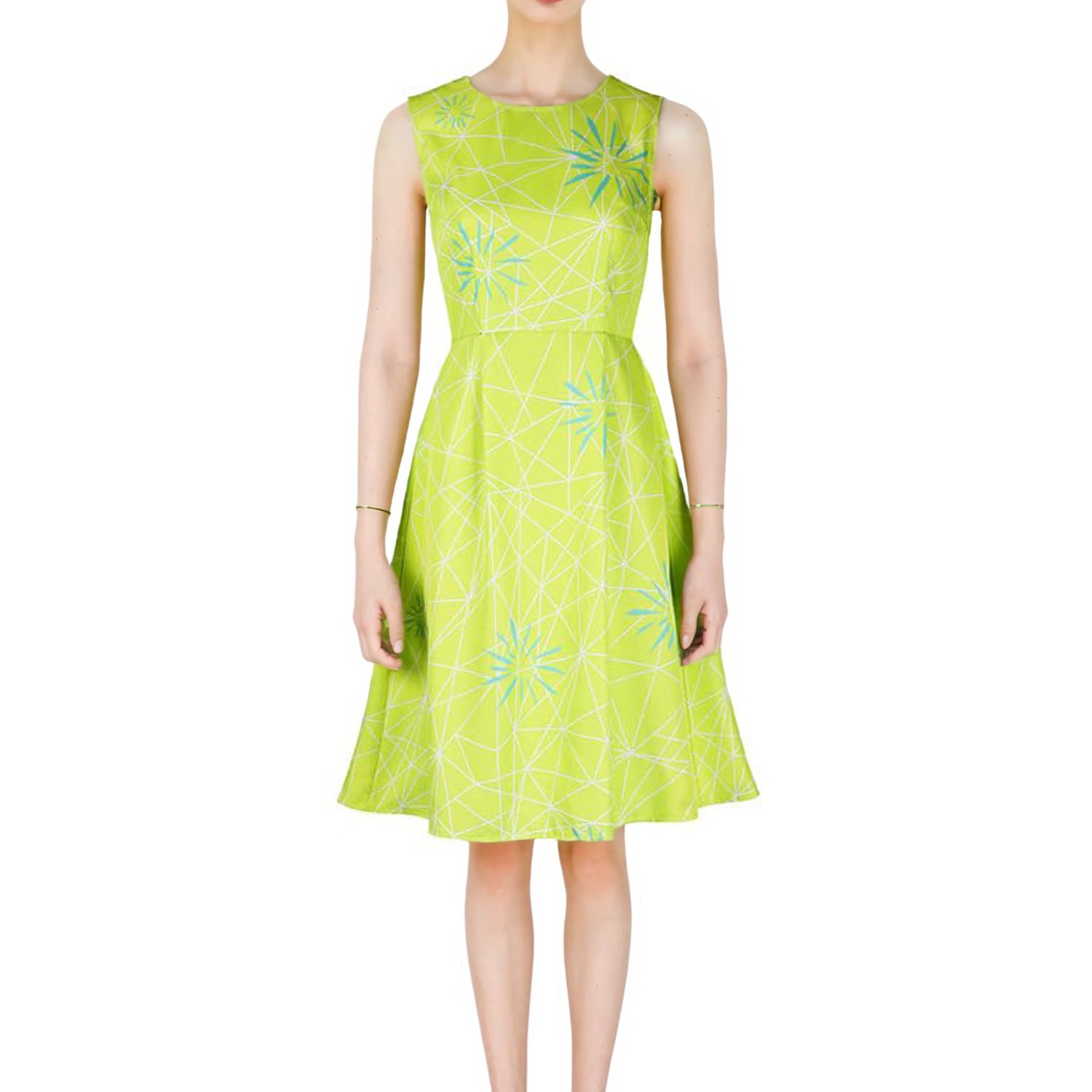 Adult Yellow Dress Sleeveless Cartoon Cosplay Costume Halloween Outfit Women