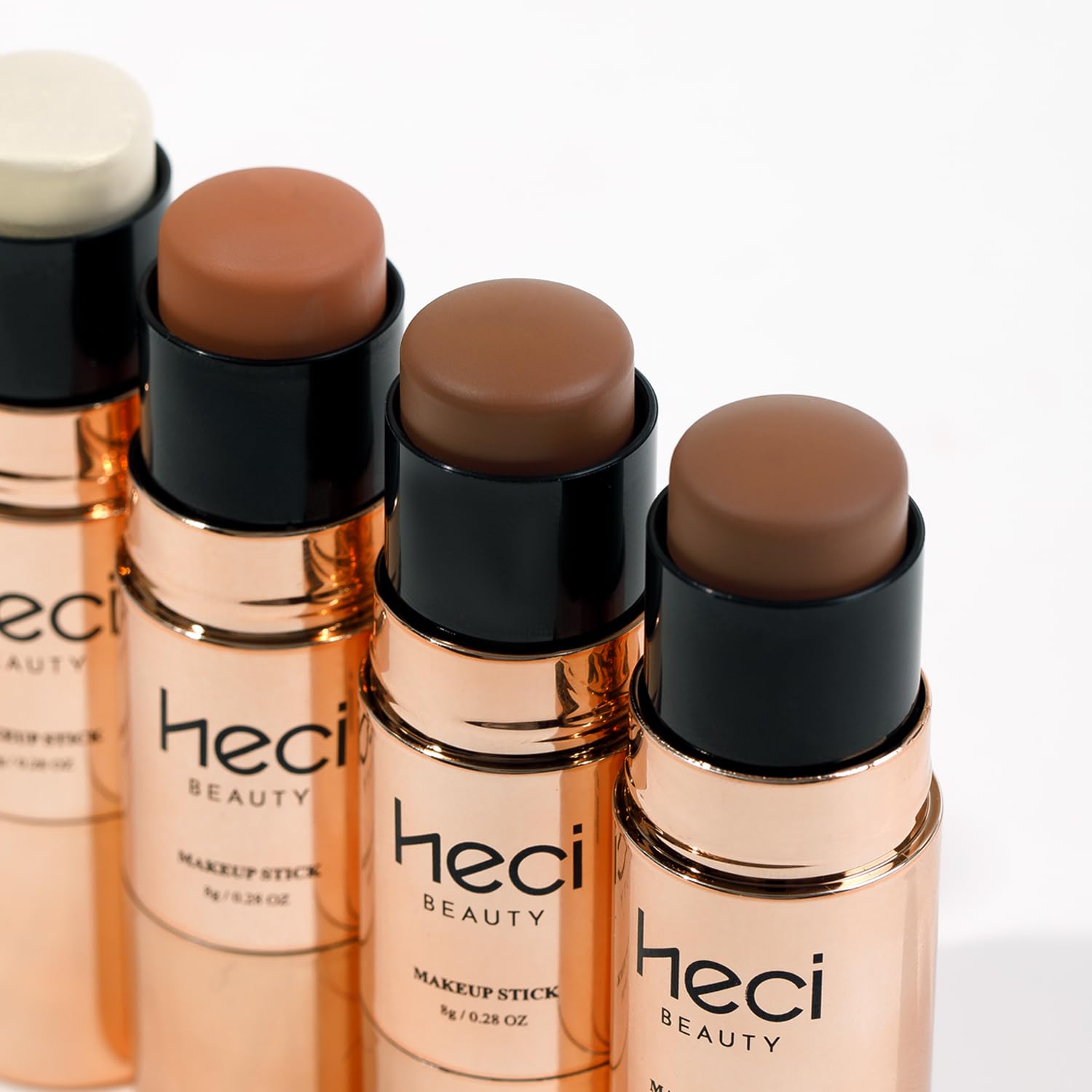 Cream Contour Sticks with Brush, Face Shaping & Contouring Stick for Sculpt the Cheeks,Waterproof, Longwear Makeup (03)