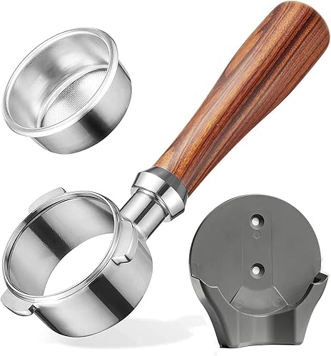 Miniatura 1 de Portafiltro sin fondo de 2.126 in para máquina de café espresso Breville Bambino Plus Barista Express Pro Touch, BES870XL 870BSXL 878BSS 880BSS