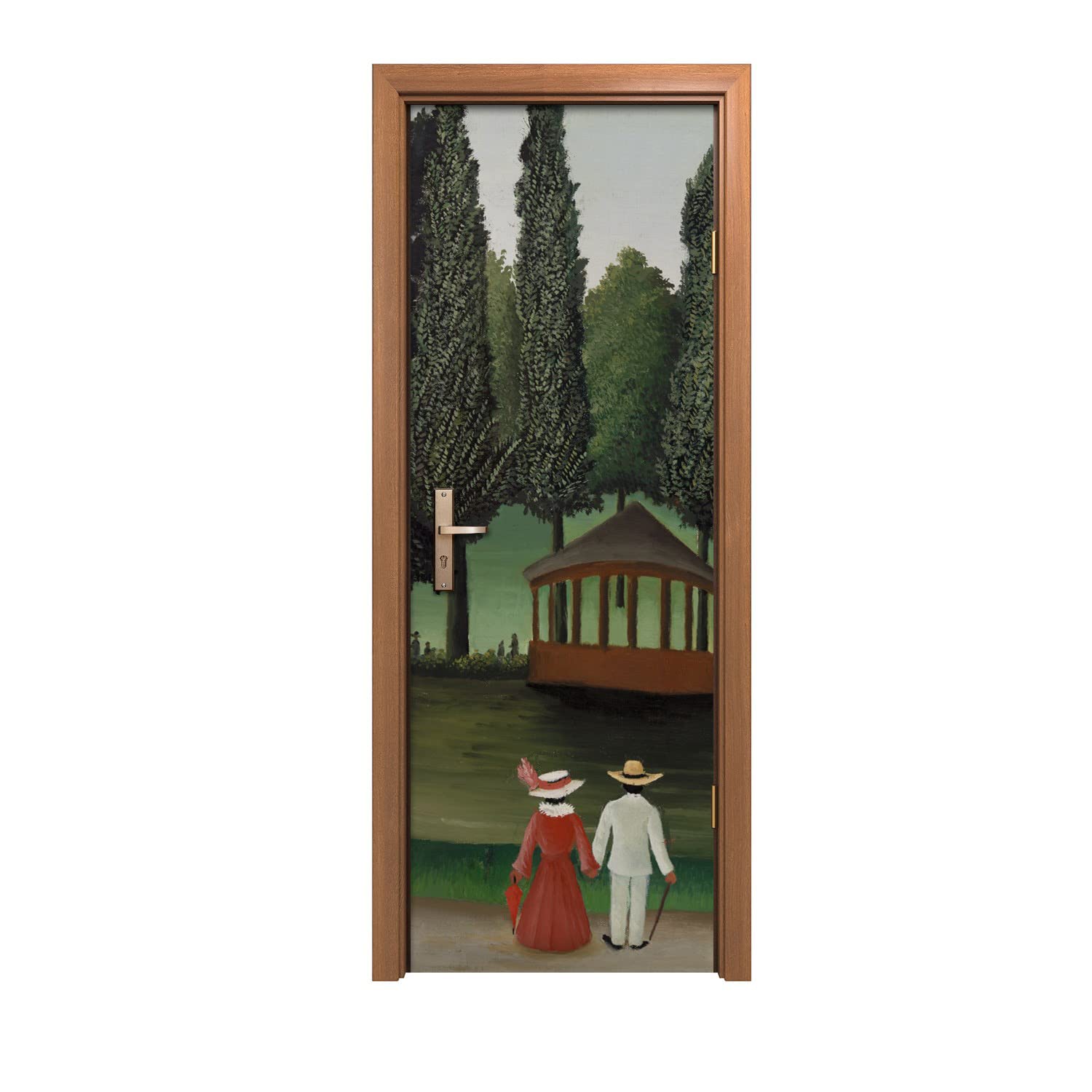 Autocollant de porte 70x200 design intérieur : sticker mural et décoration de parc