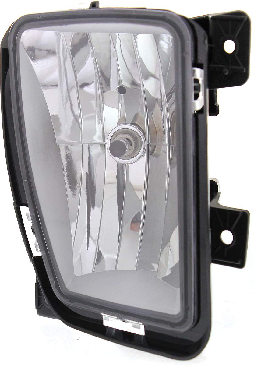 Evan Fischer Fog Light Compatible with 2013-2018 Ram 1500, 2019-2024 Ram 1500 Classic, Front, Passenger Side, w/Bulb(s), Halogen