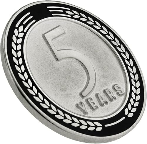 Miniatura 2 de PinMart Years of Service Award Employee Recognition Gift Pin de solapa - Negro