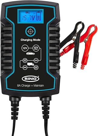 Ring Automotive RSC808 smart car battery charger 12v 24v 8A : Amazon.co ...