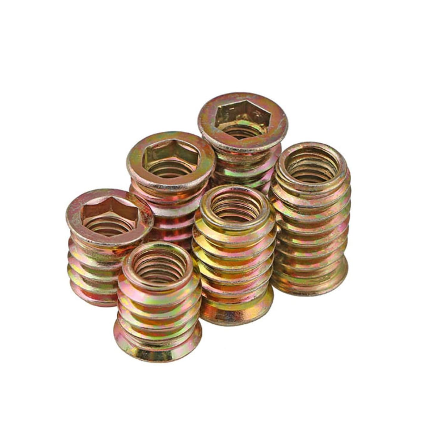 Furniture Insert Nut Connector Hex Socket Drive Head Nutsert Metric
