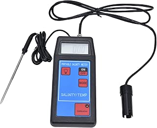 Salinity TEMP Meter, Widely Uses Water Quality Monitor Non Slip Good Sensitivity for Aquariums for Swimming Pools for Laboratories