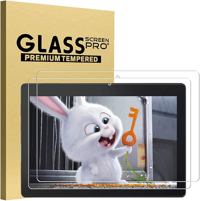 GOZOPO [2-Pack] Screen Protector for Lenovo Tab M10 TB-X505F/TB-X605F 10.1" 2019/2018 [Scratch Resistant ] Lenovo Tab M10 Tempered Glass Film